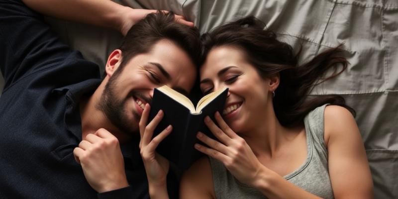 casal lendo livro